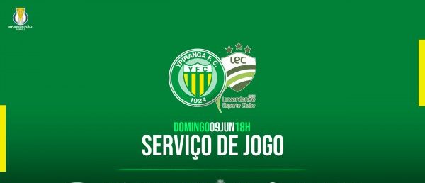 Ypiranga enfrenta o Luverdense pelo Campeonato Brasileiro Série C
