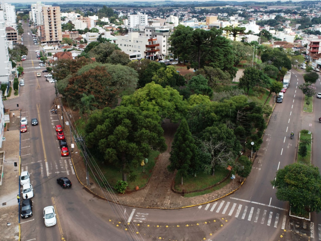 Praça Daltro Filho em obras