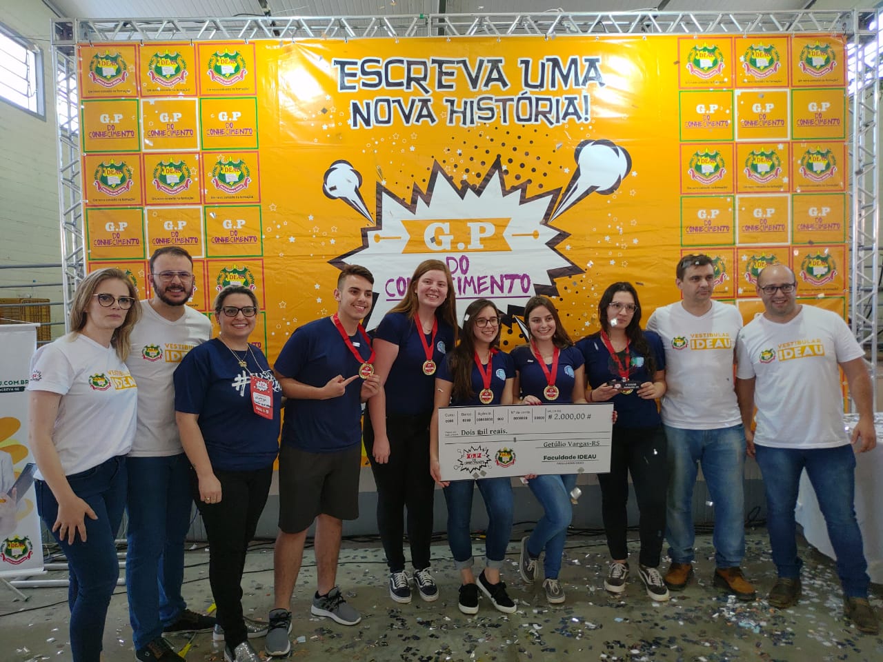 Barão conquista 1º e 4º lugares no GP do Conhecimento da Faculdade IDEAU
