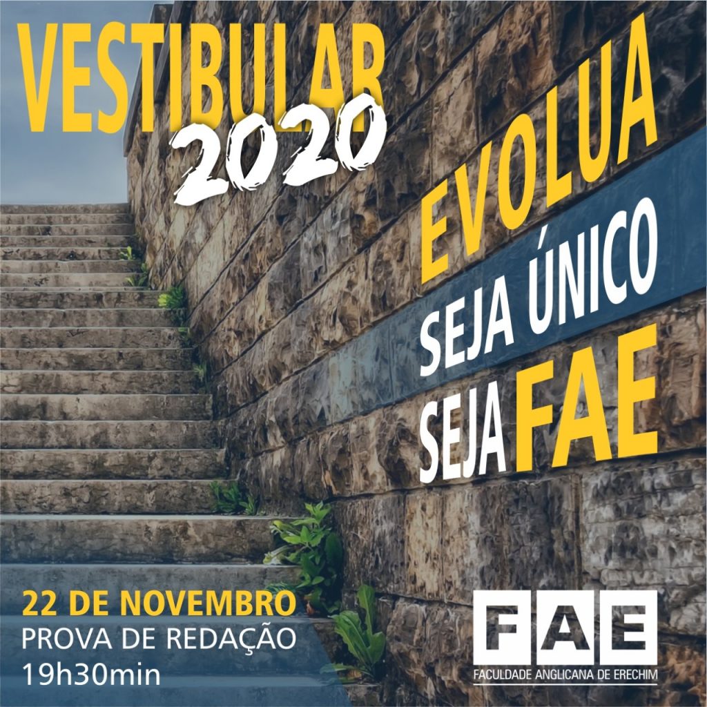 Última semana para se inscrever no Vestibular da FAE - Jornal Boa Vista