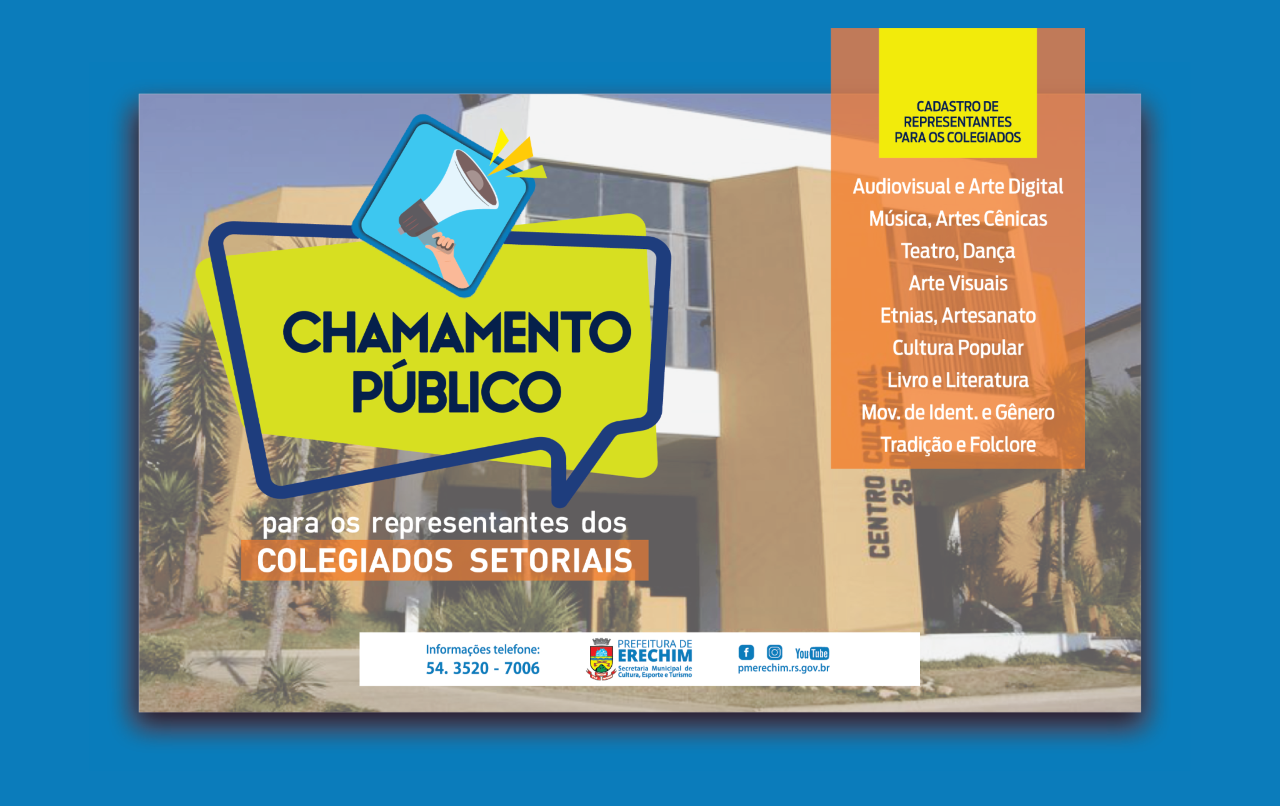 Prefeitura Municipal de Erechim - Publicado chamamento para expositores da  25ª Feira do Livro de Erechim