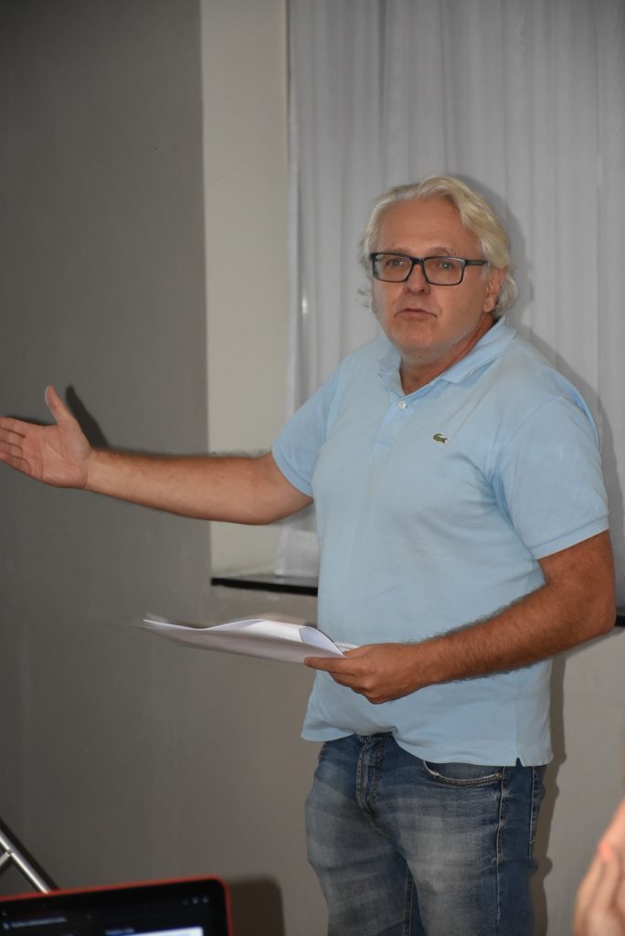 Reno Arioli apresentou a prestação de contas e falou das suas metas como presidente eleito para a próxima gestão