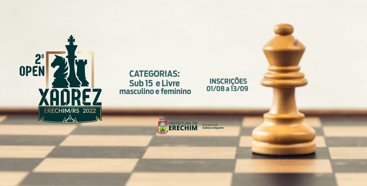 Campeonato Regional de Xadrez 2023 em Muzambinho, venha participar