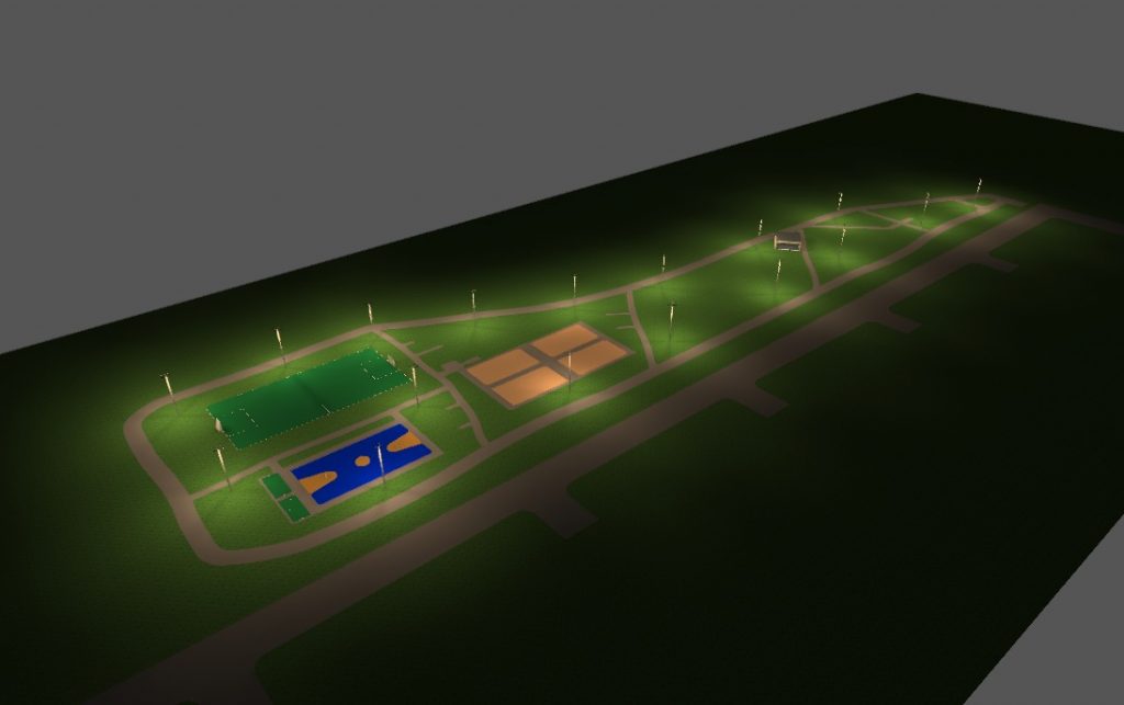 projeto pista iluminada