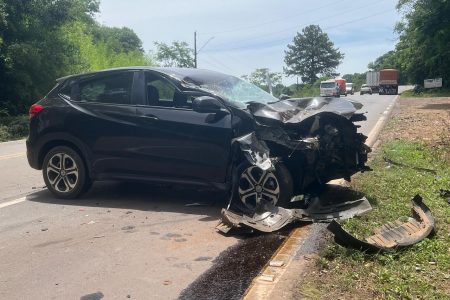 Acidente de trânsito é registrado na ERS-135, em Getúlio Vargas