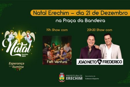 Programação do Natal Erechim 2024 – Esperança que Ilumina