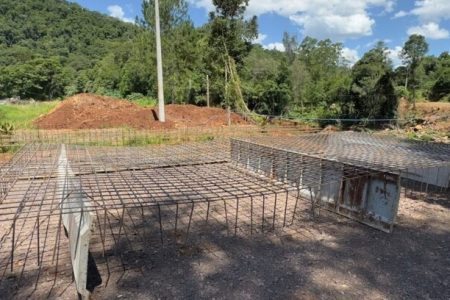Iniciam as obras da nova ponte que liga Aratiba a Três Arroios em Sede Dourado