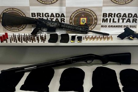 Brigada Militar realiza prisão por Posse/Porte Ilegal de Arma de Fogo de uso restrito em Erechim