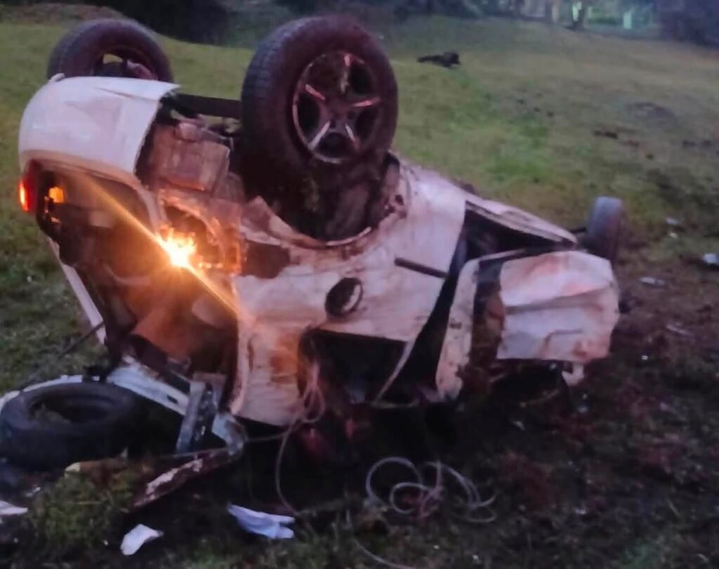 Grave acidente de trânsito deixa uma pessoa ferida na ERS-135 em Erechim